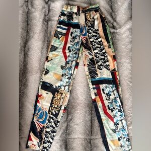Colorful Abstract Print Pants | Micas